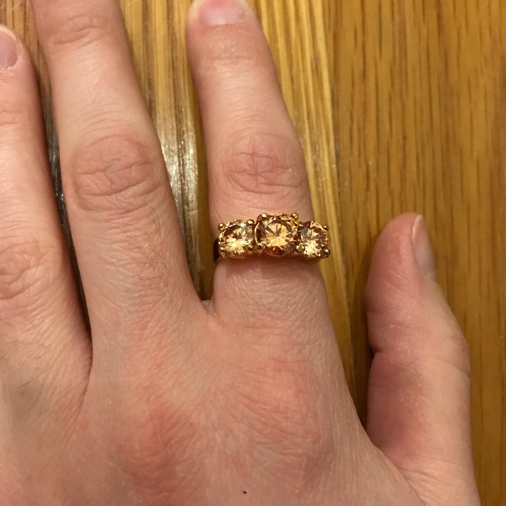 Nordstrom three stone ring. Size 6.